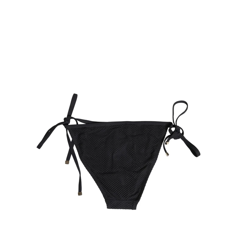 Dolce & Gabbana Black Tie-Side Bikini Bottom Swimsuit Swimwear Elastane Nylon Clothing - Women