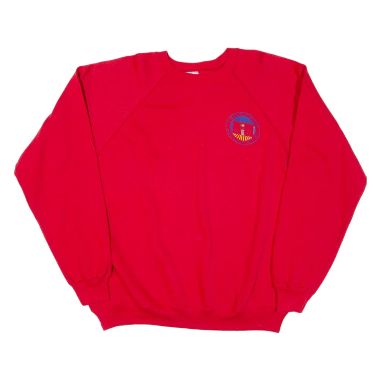 HANES 100 Years Of Ministry Mens Sweatshirt Red USA XL