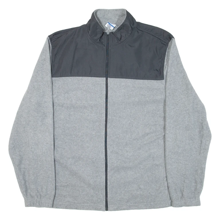 STARTER Mens Fleece Jacket Grey XL