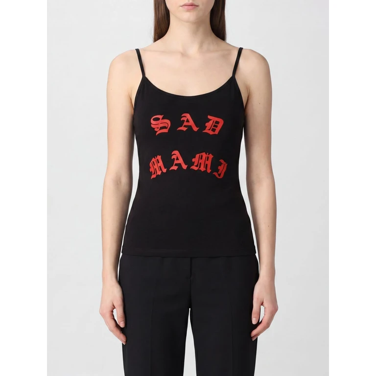 Slim Fit Slogan Print Cotton Tank Top (WCJSY0209001)