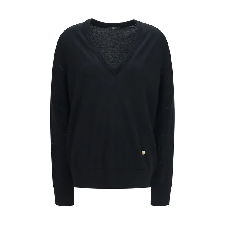 Black Wool Oves Aries Sweatshirt Clothing - Women