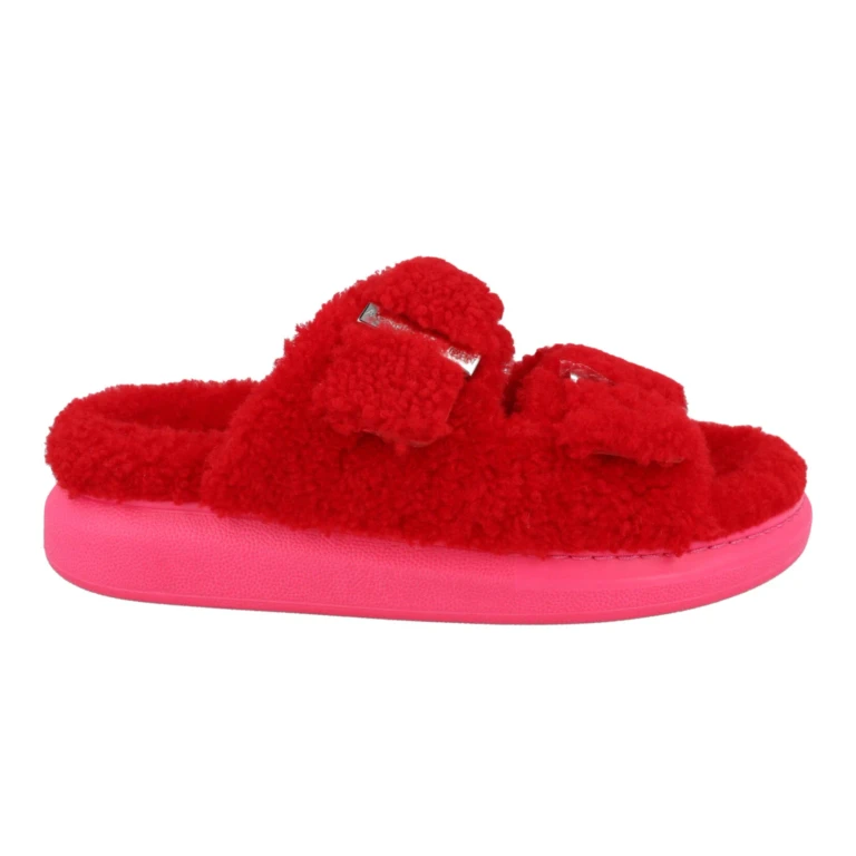 Women's Shearling Slide Sandals