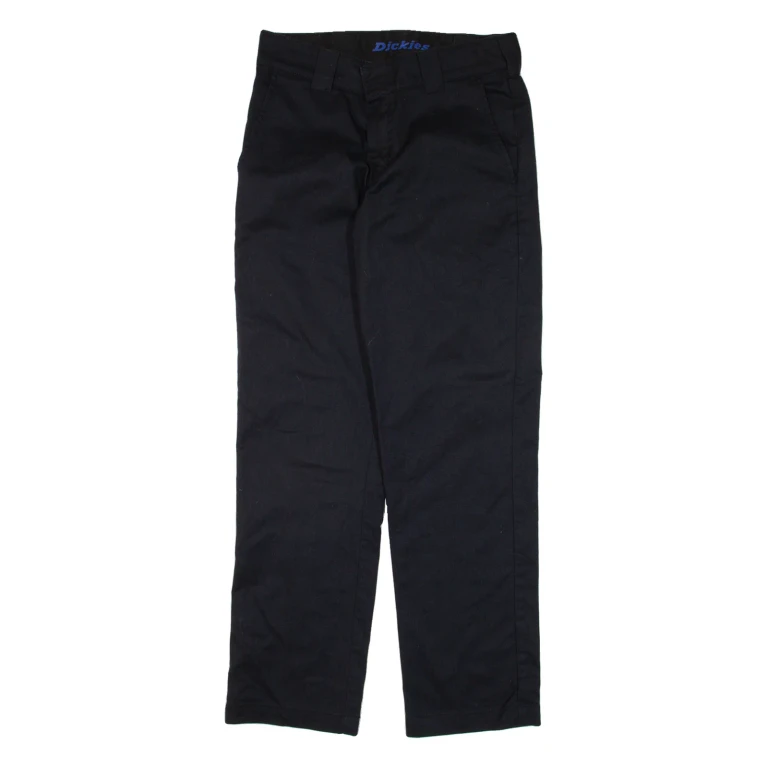 DICKIES Workwear Mens Trousers Black Slim Tapered W29 L30
