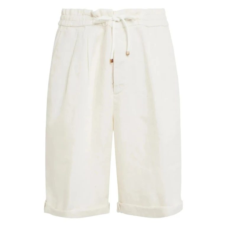 Brunello Cucinelli Linen Bermuda