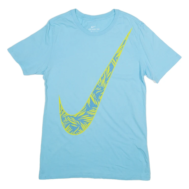 NIKE Mens T-Shirt Blue S