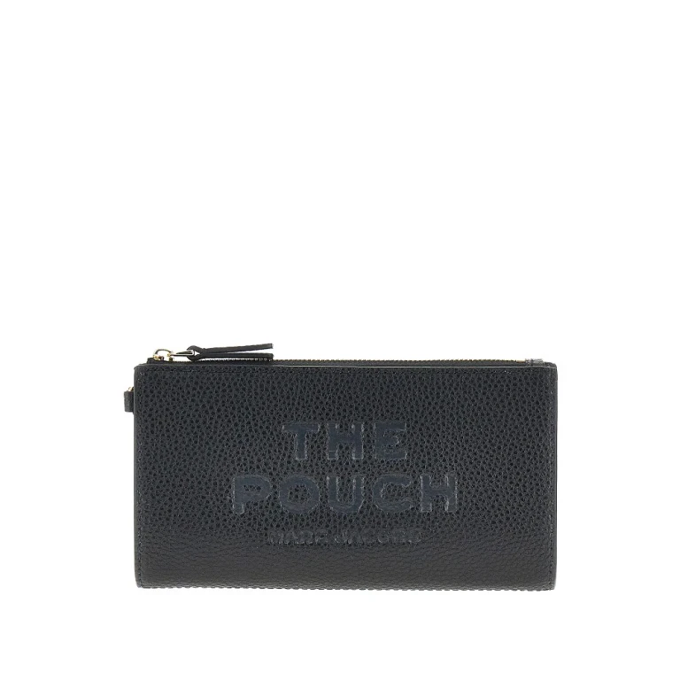 MARC JACOBS Grained leather pouch Woman One Size