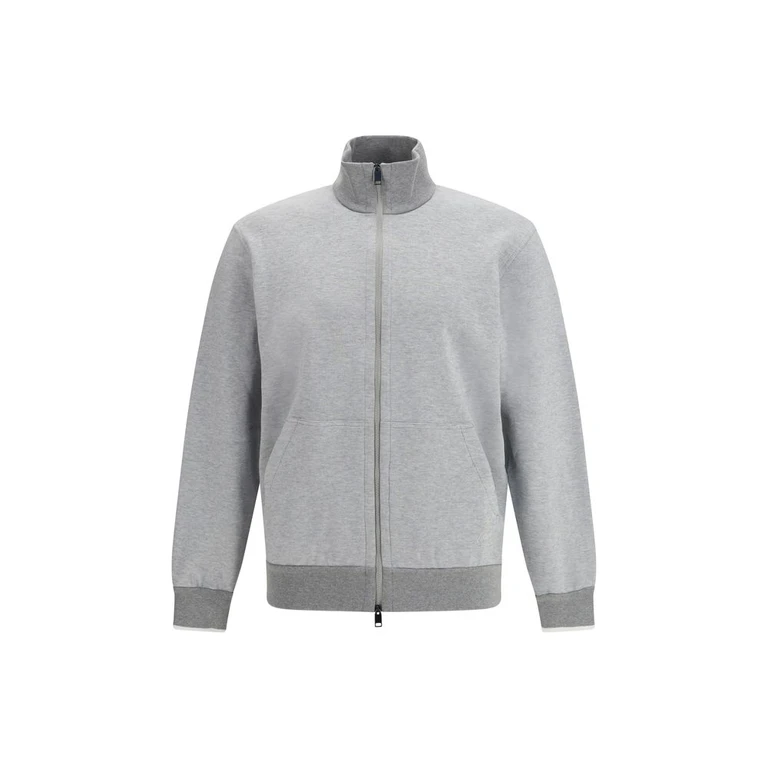 Gray Cotton Sweatshirt Clothing - Men
