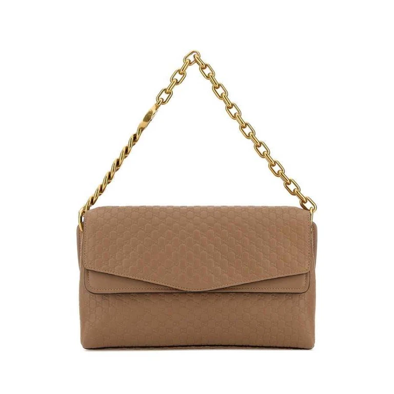 Biscuit Leather Medium Shoulder Bag Glovnattanglnt Borse A Mano