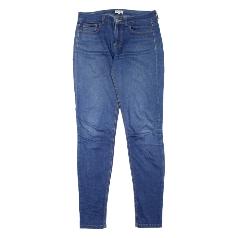 REISS Womens Jeans Blue Slim Skinny Stone Wash W28 L31
