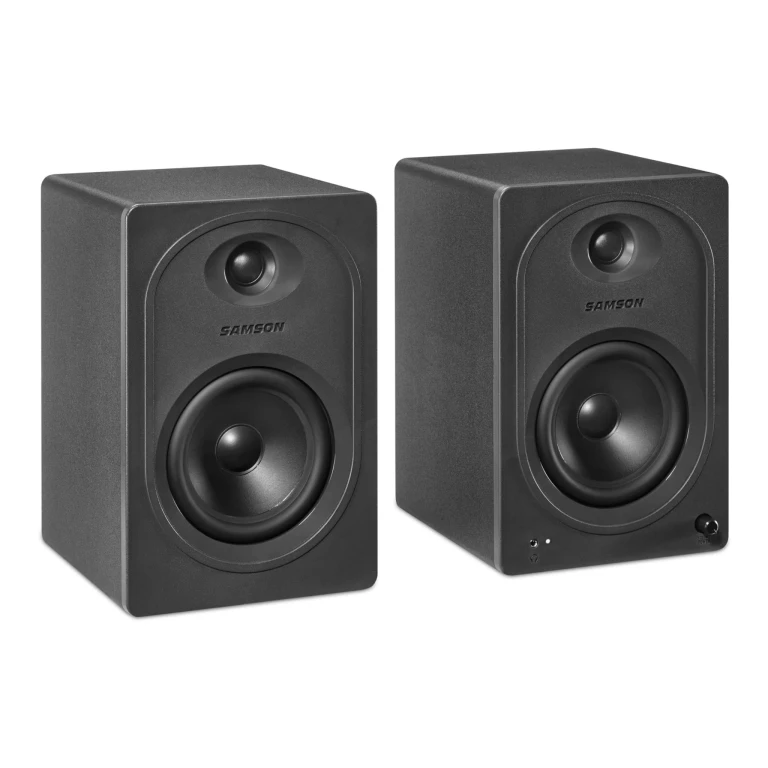 MediaOne MX5BT Powered Studio Monitors w/ 5" Polypropylene Woofers and Bluetooth