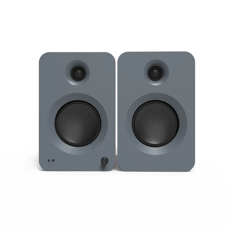 Kanto REN Bookshelf Speakers with Bluetooth - Matte Gray, Set of 2