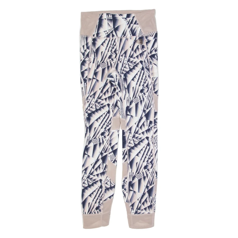 NEW ERA Womens Leggings Cream Skinny XS W22 L24