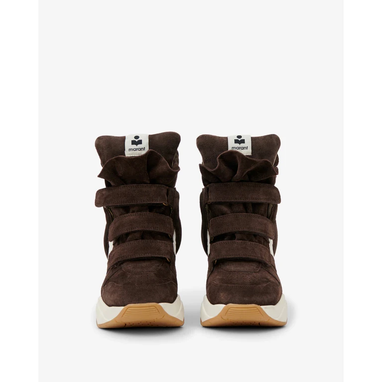 Baskets Balskee - Femme - Chocolat / Blanc Laiteux - Taille36 - Isabel Marant