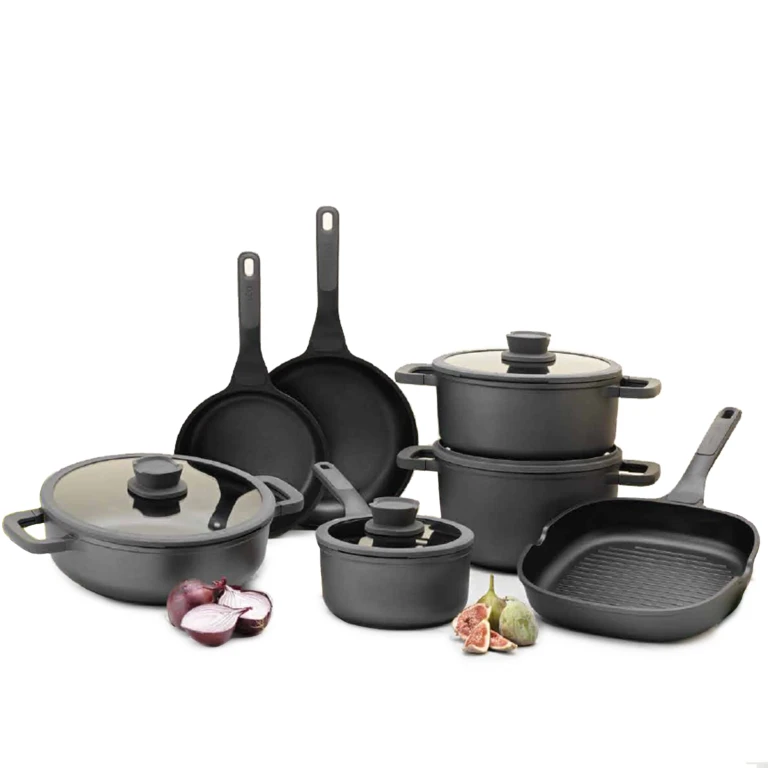 Leo Stone 11pc Cookware Set With Glass Lids