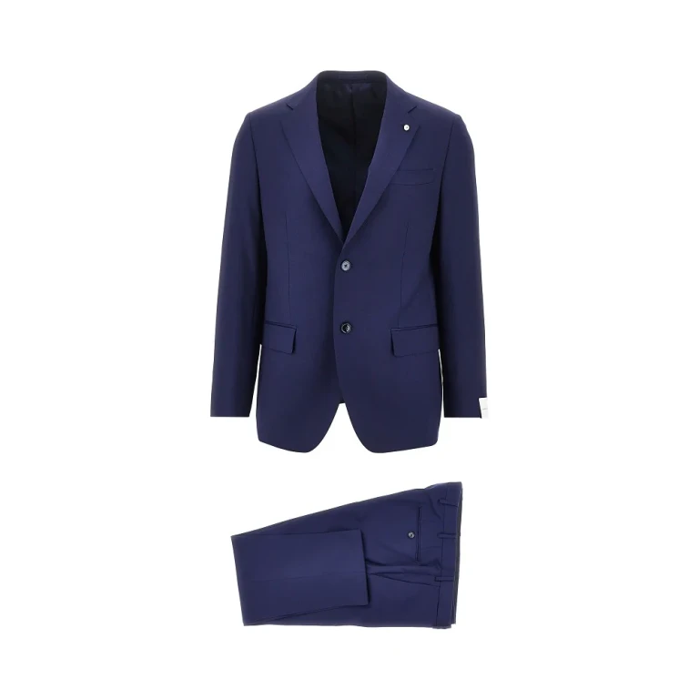 LUIGI BIANCHI Super 110's wool tailored suit Man 46