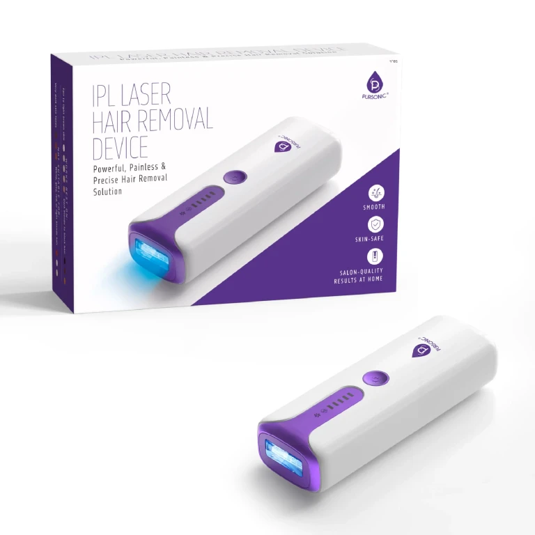 IPL Laser Hair Removal Device - Painless Permanent Hair Reduction at Home