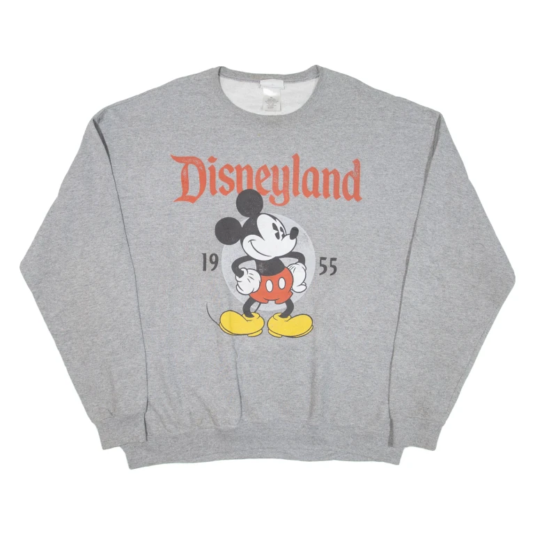 DISNEY Mickey Mouse Womens Sweatshirt Grey XL