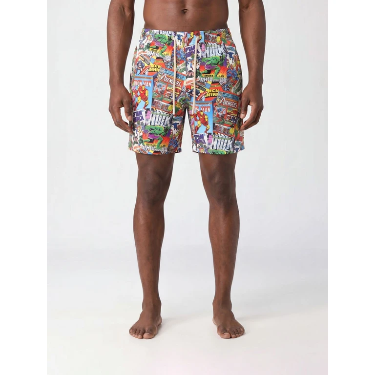 Graphic Print Polyester Swim Shorts (LIG000101077L)