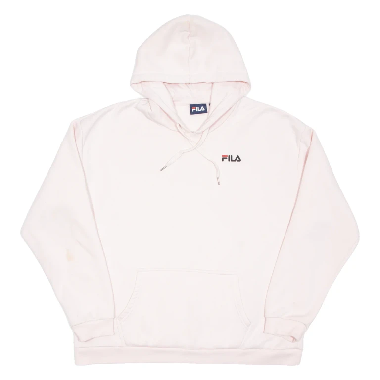 FILA Womens Pink Hoodie 2XL