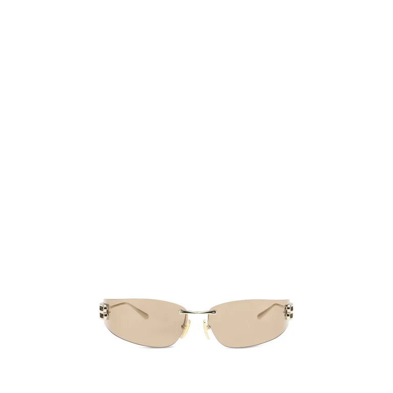 Balenciaga Gold Metal Sunglasses - Women