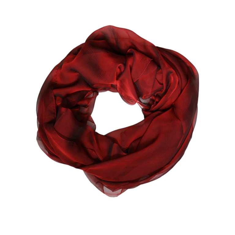 Dolce & Gabbana Red Silk Rectangle Women Wrap Shawl Scarf - Women