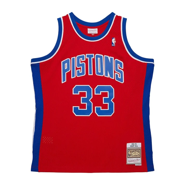 Men's NBA Dark Jersey Pistons 1994 Grant Hill