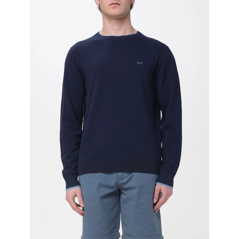 SUN68 Sweater Men color Navy (K3610907)