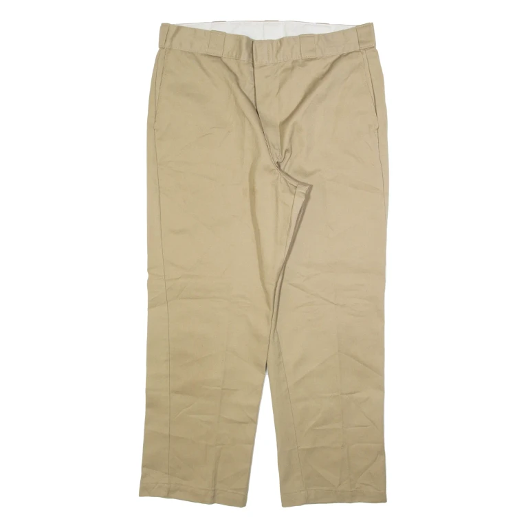 DICKIES Mens Trousers Beige Regular Straight W38 L29