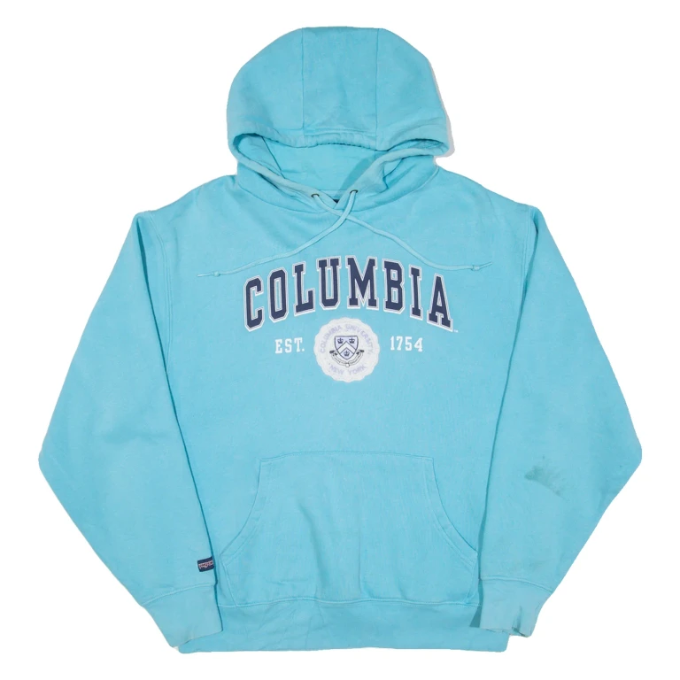 Columbia Mens Blue Hoodie USA M