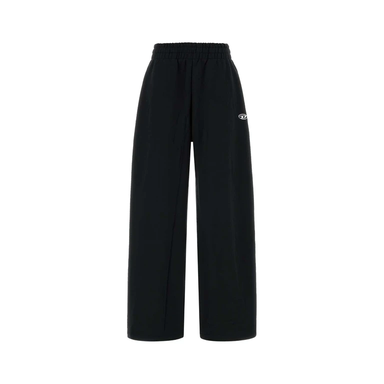 Diesel Black Cotton Joggers 900 Exterior: Pantaloni - Women