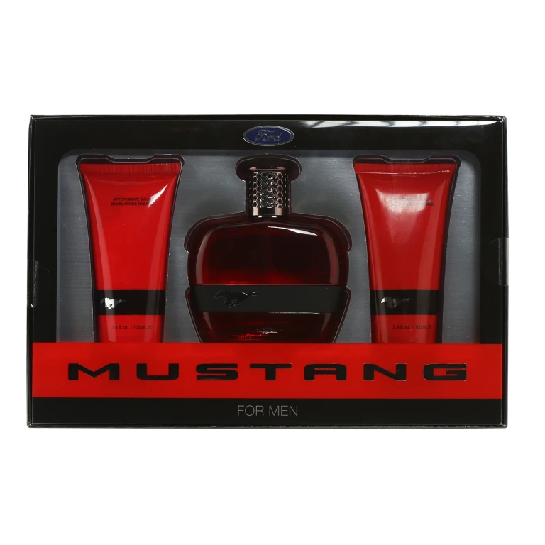 Red 3 Pc Set 3.4 Oz EDT / 3.4 Oz Hair and Body Wash / 3.4 Oz After Shave Balm