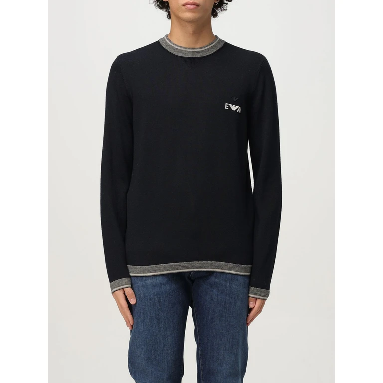 EMPORIO ARMANI Sweater Men color Blue (EM003387AF14697UB118)