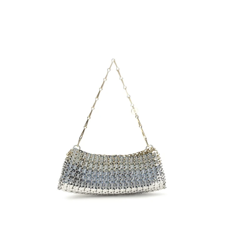 Rabanne Silver Brass Shoulder Bag - Women
