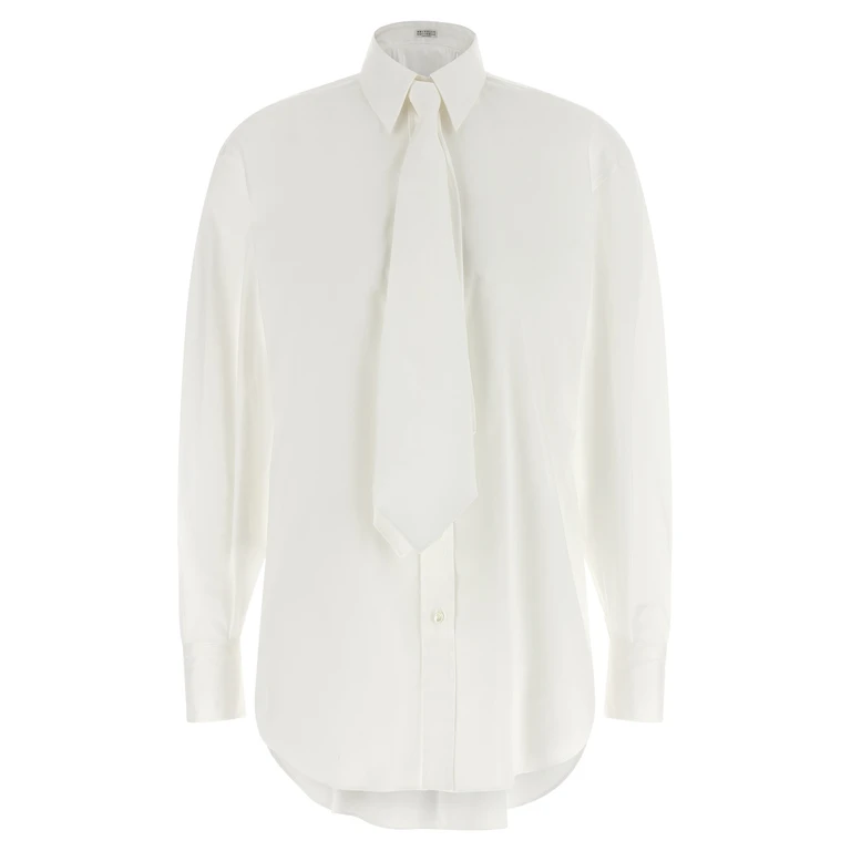 Brunello Cucinelli White Cotton Blouse - Women