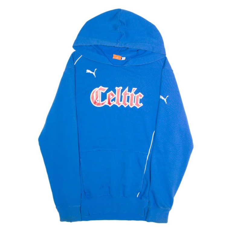PUMA Celtic Mens Blue Hoodie S