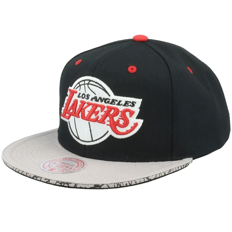 Men's NBA Three Collection Snapback Lakers Black-Grey