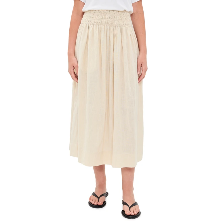 THE GREAT. The Viola Skirt Natural 1