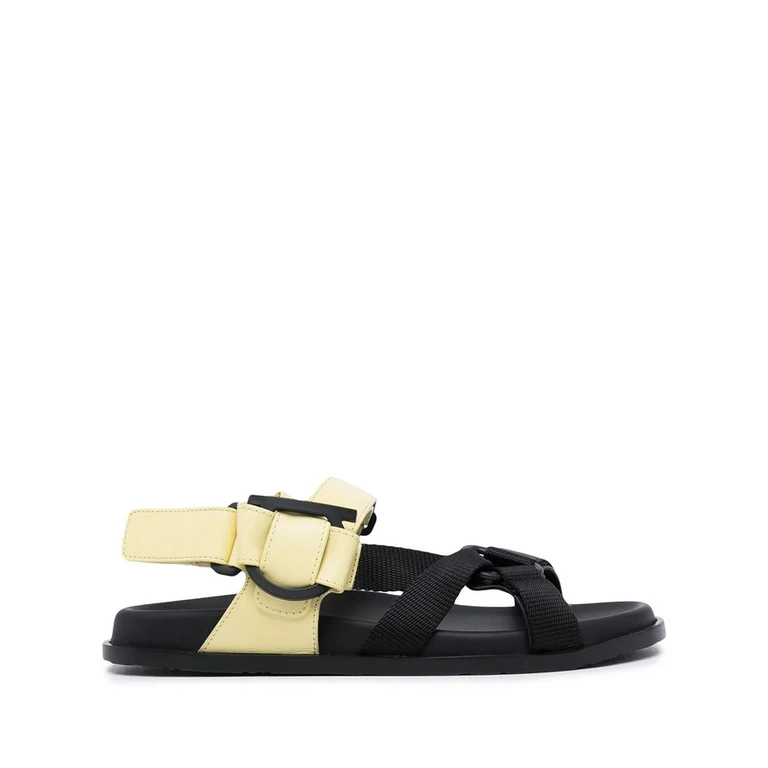 Ferragamo Gancini Touch-Strap Sandals