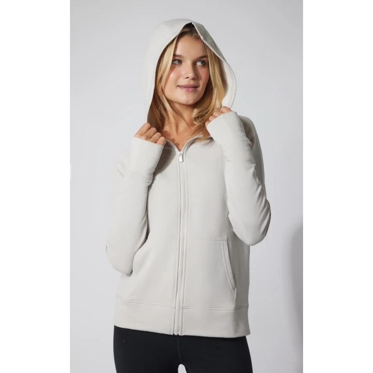 Brushed Terry Hoodie Jacket