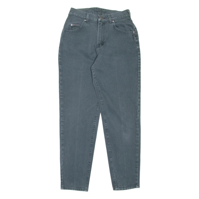 LEE Womens Jeans Green Regular Mom 90s W26 L30
