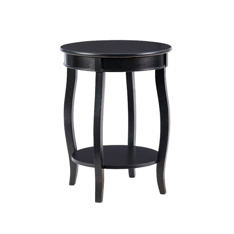 Rainbow Black End Table