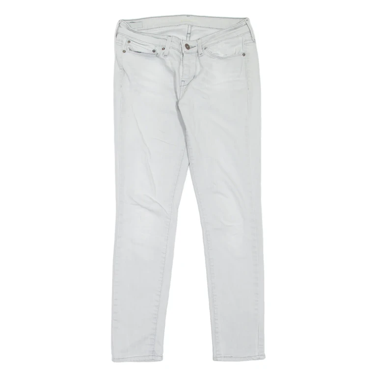LEVI'S Womens Jeans Grey Slim Skinny W28 L27