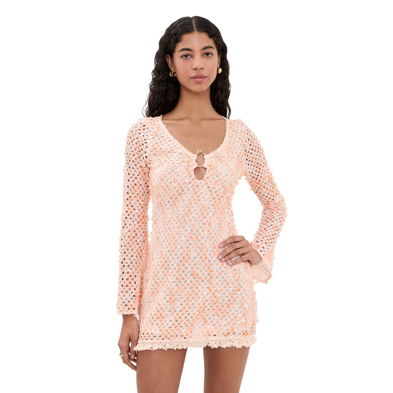 En Saison Gigi Mini Dress Peach XS