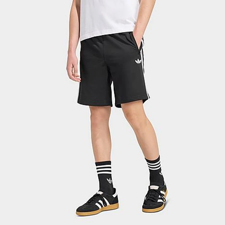 adidas Men's Originals adicolor Sport Firebird Shorts in Black Size: XS