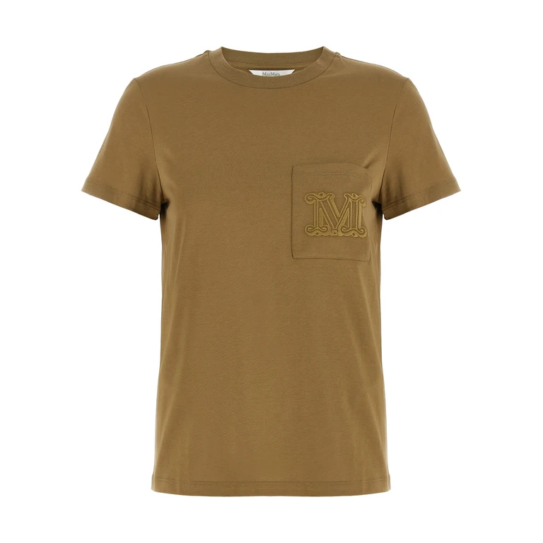 Brown Cotton T-Shirt - Women