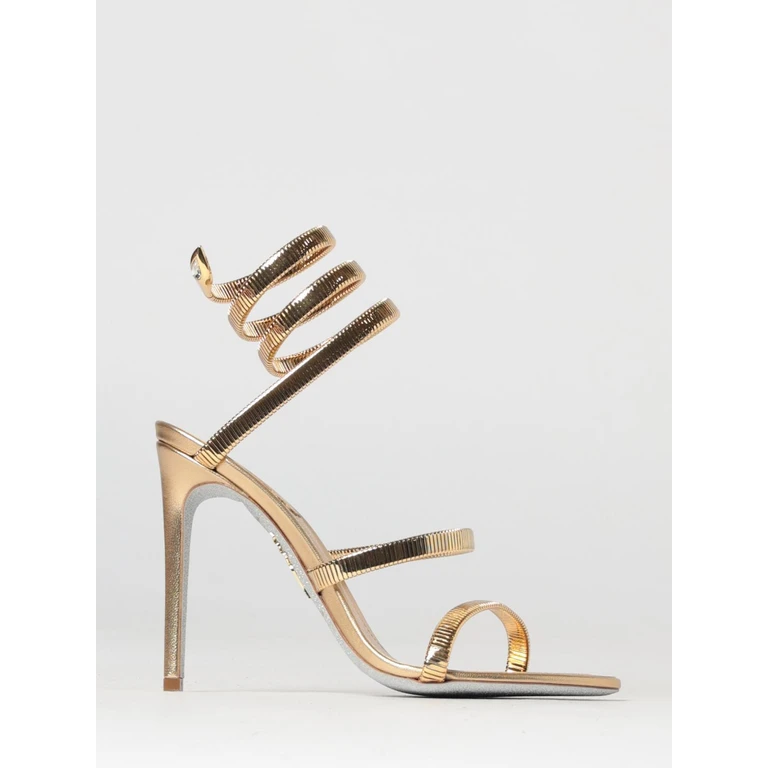 Heeled Sandal Woman color Gold (C12839105NA01L013)
