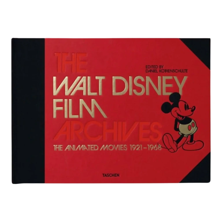 The Walt Disney Film Archives The Animated Movies 1921-1968 Hardcover Book Red
