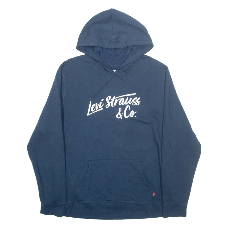 LEVI'S Womens Blue Hoodie XL