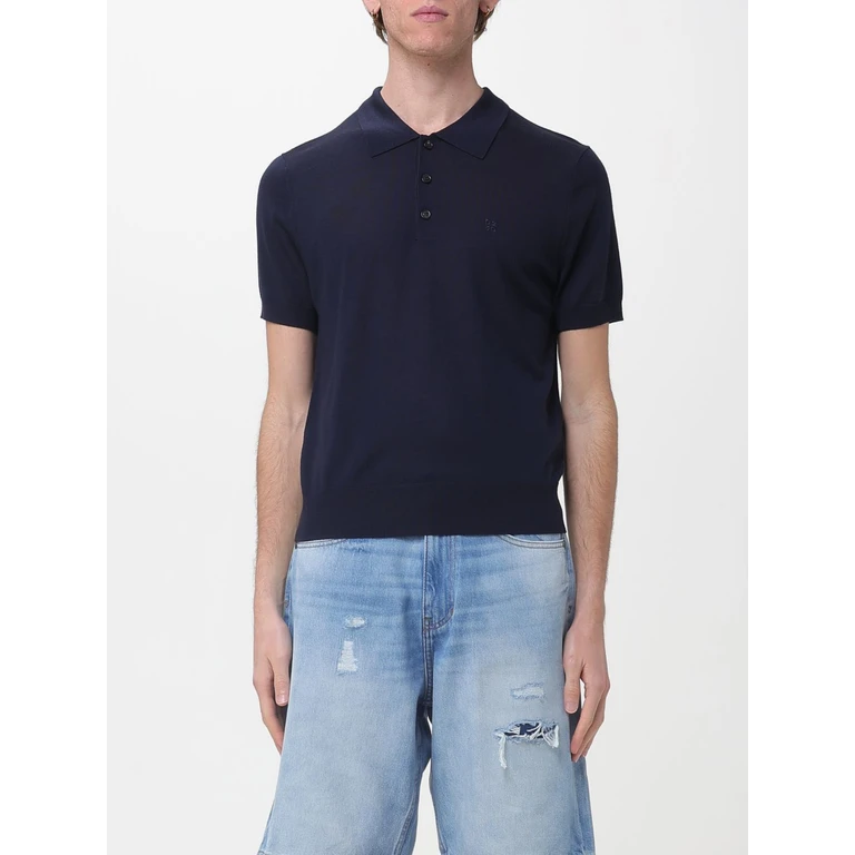 Polo Shirt Men color Navy (S74HA1628D13205477)