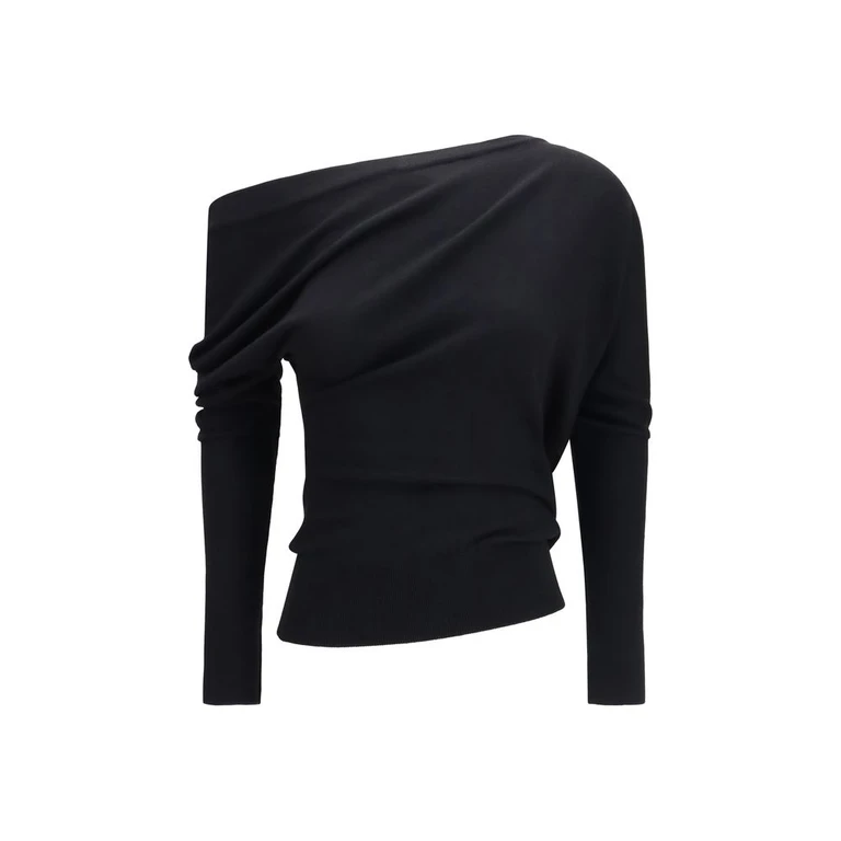 Black Wool Oves Aries Sweatshirt Clothing - Women